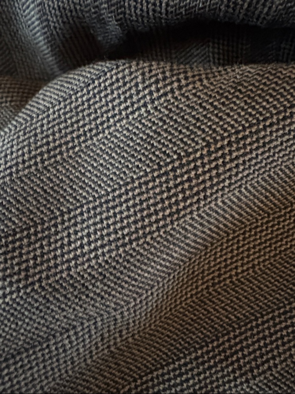 Louis Raphael Black and Gray Houndstooth Men's Dress Pants